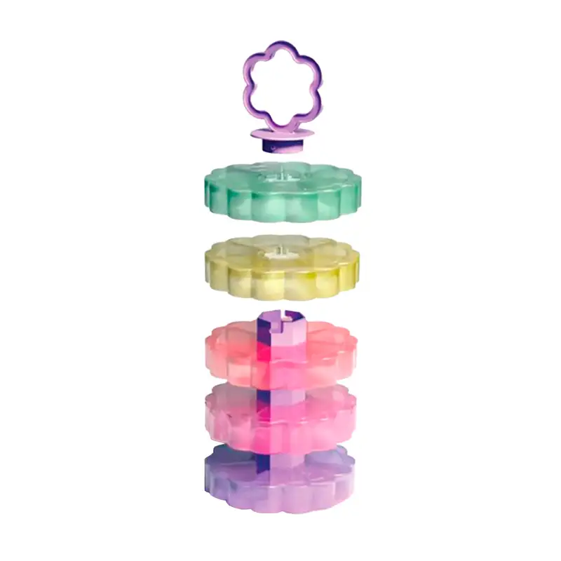 Make It Real Diy 1738 Torre Floral Para Almacenamiento De Cuentas