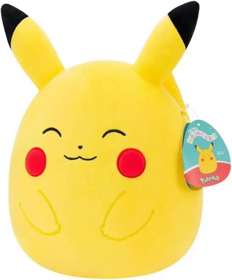 Jazwares Squishmallows Sqpk00055 Peluche De Pikachu Mediano De 10 Pulgadas Surtido Ola 8A