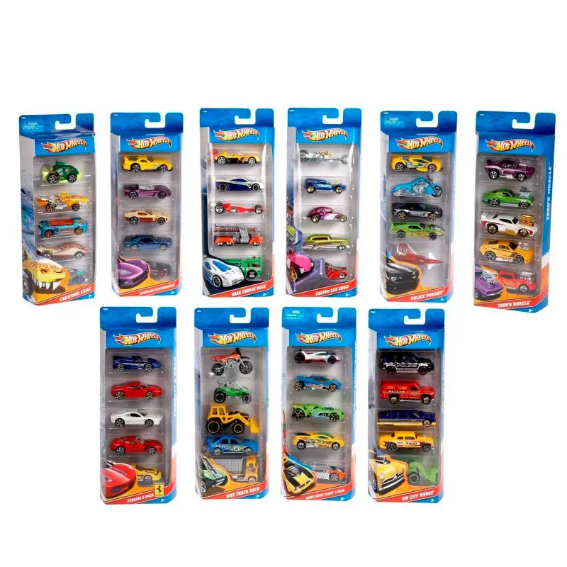 Mattel Hot Wheels Paquete Sorpresa 5 Vehiculo Surtido