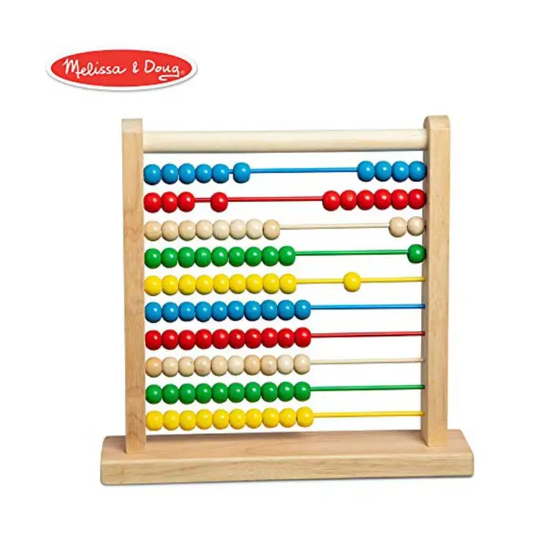 Melissa & Doug Desarrollo Psicomotriz 10493 Calculadora De Madera