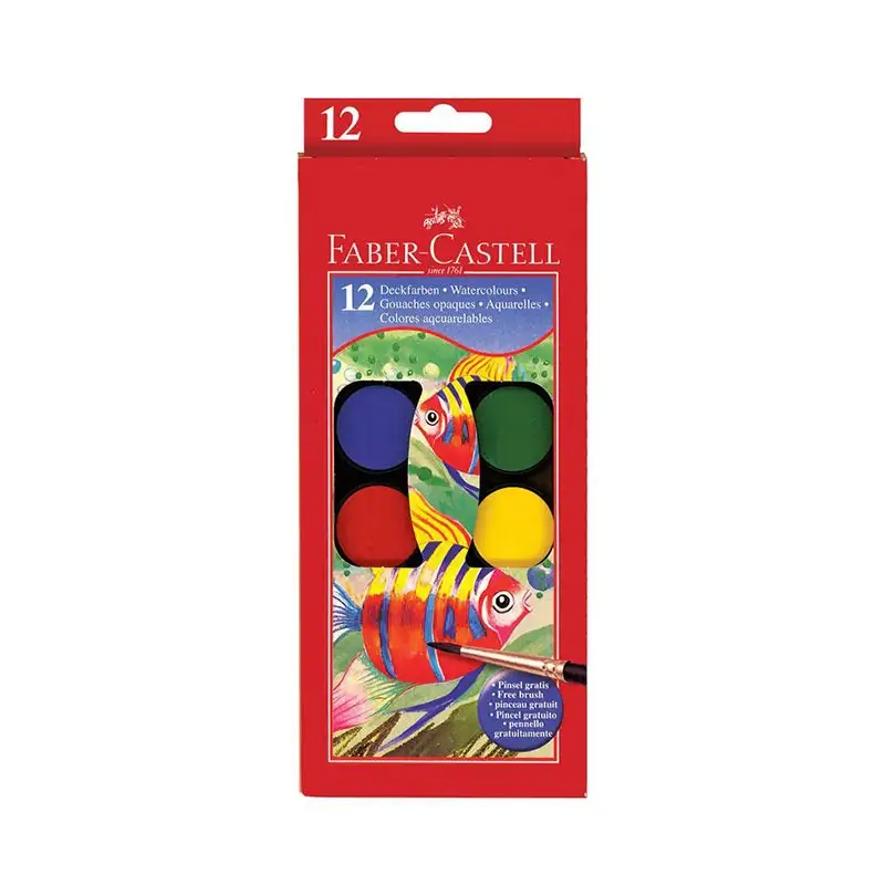 CREATIVITY FOR KIDS 125012 12Ct Watercolor Cakes Set