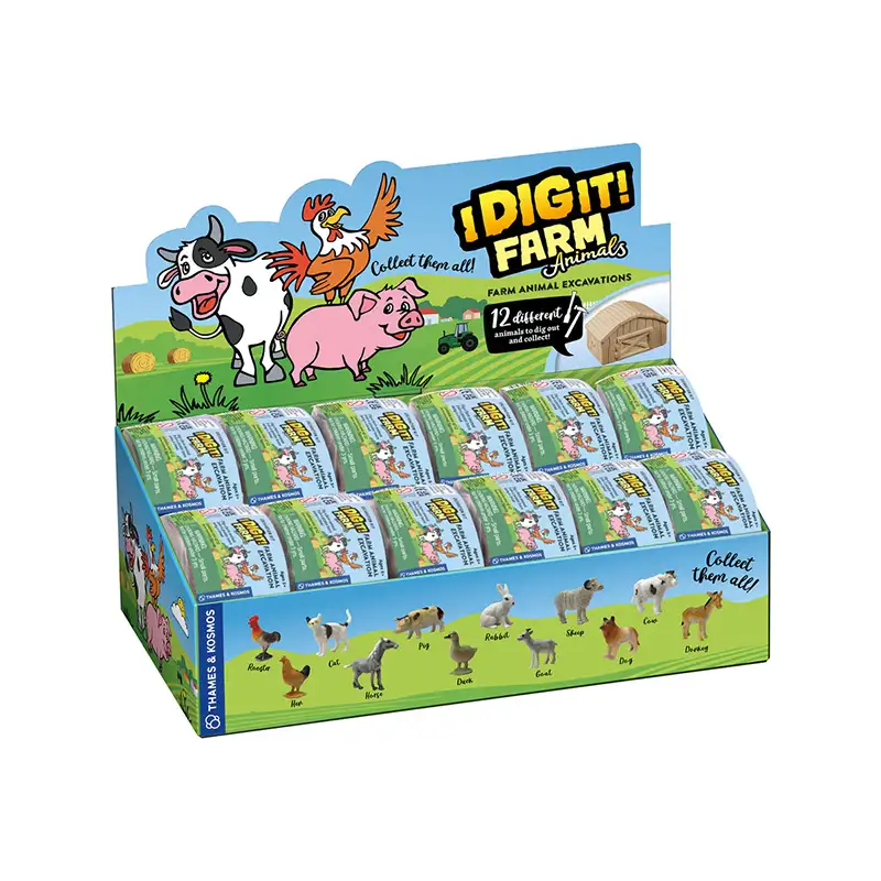 THAMES & KOSMOS I Dig It 601669 Juego Granja de Yeso - Animal Sorpresa