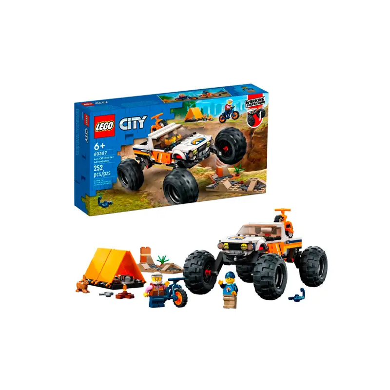 Lego City 60387 Vehiculo Aventuras Todo Terreno 4X4