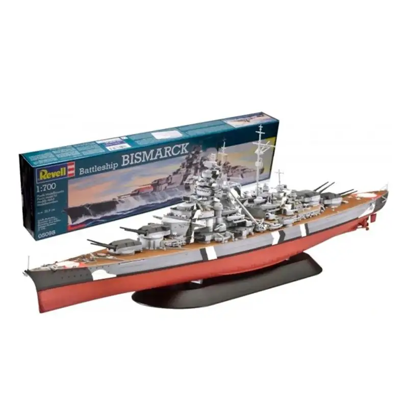 Revell Modelo 05098 Acorazado Bismarck Escala 1: 700 Level 5