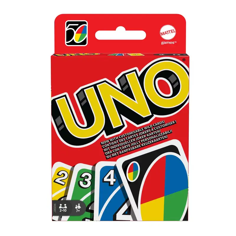 Mattel Uno Card Game Dsp Intl W2087