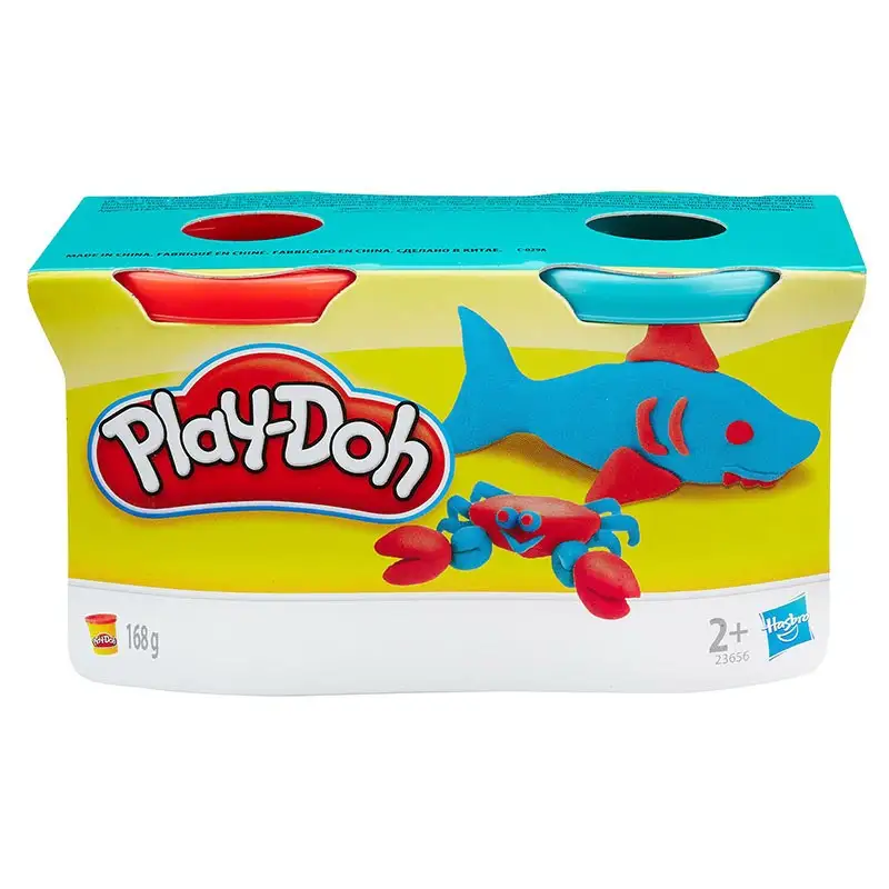 Hasbro Play-Doh 23655As00 Paqute De 2 Latas De Masa De Modelado De Pescaditos