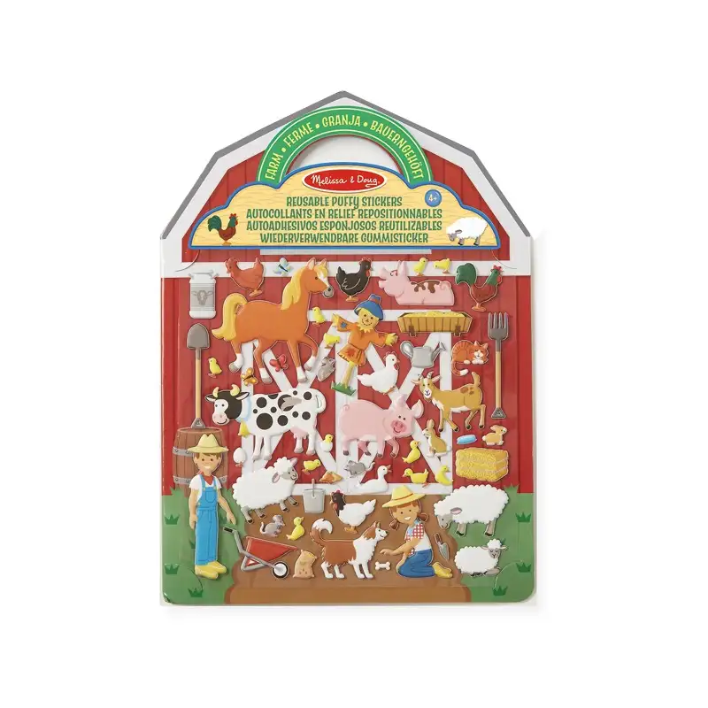 Melissa & Doug Puffy Sticker Play Set On The Farm 19408