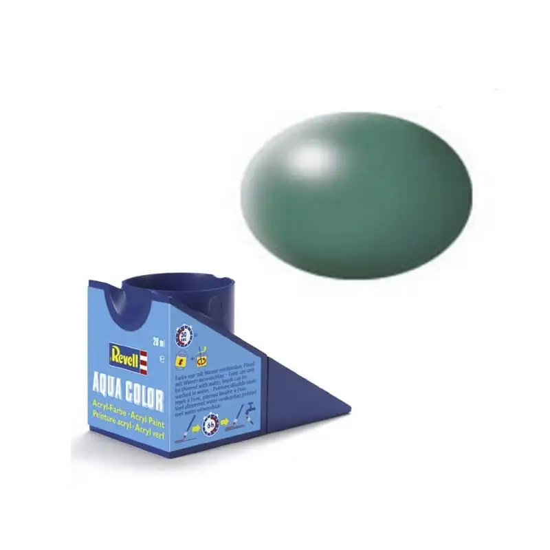 REVELL Pintura Aqua Color 365 Verde Pátina Mate Seda 18 mL