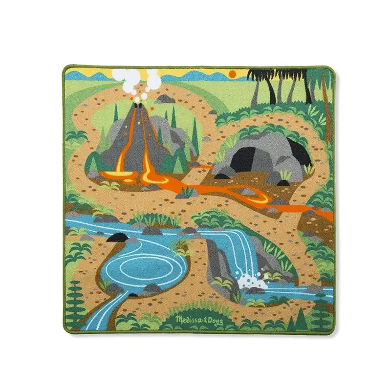 Melissa & Doug Juego De Piso 9427 Alfombra De Juego De Dinosaurios