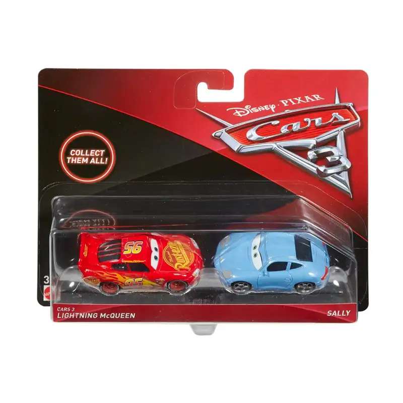 Mattel Disney Pixar Dxv99 Carro Cars 3 2-Pack S5 Surtido
