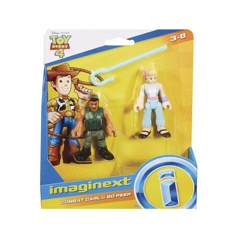 Mattel Imaginext Gbg89 Figura Toys Story 4 Combat Carl Y Bo Peep (Asst 2/3)