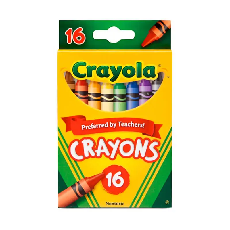 Crayola 523016 Crayones De Cera En Estuche 16 Unidades