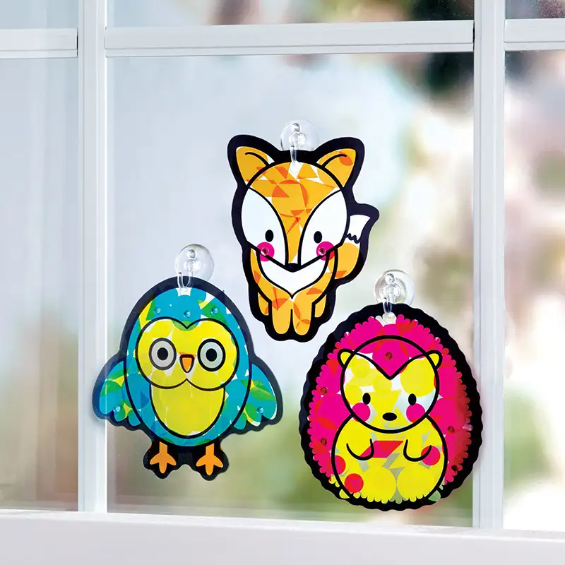 CREATIVITY FOR KIDS Unique & Fun 6226000 Sticker Suncatcher