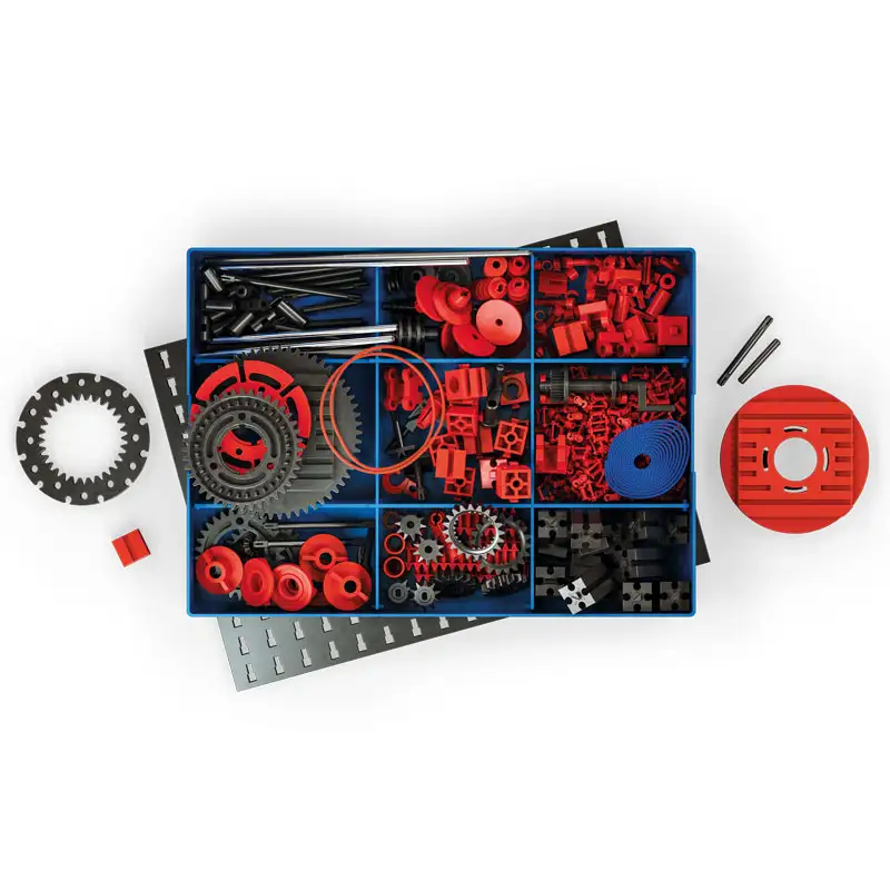 FISCHERTECHNIK Plus 554796 Set de Construccion Caja Creativa de Mecanica