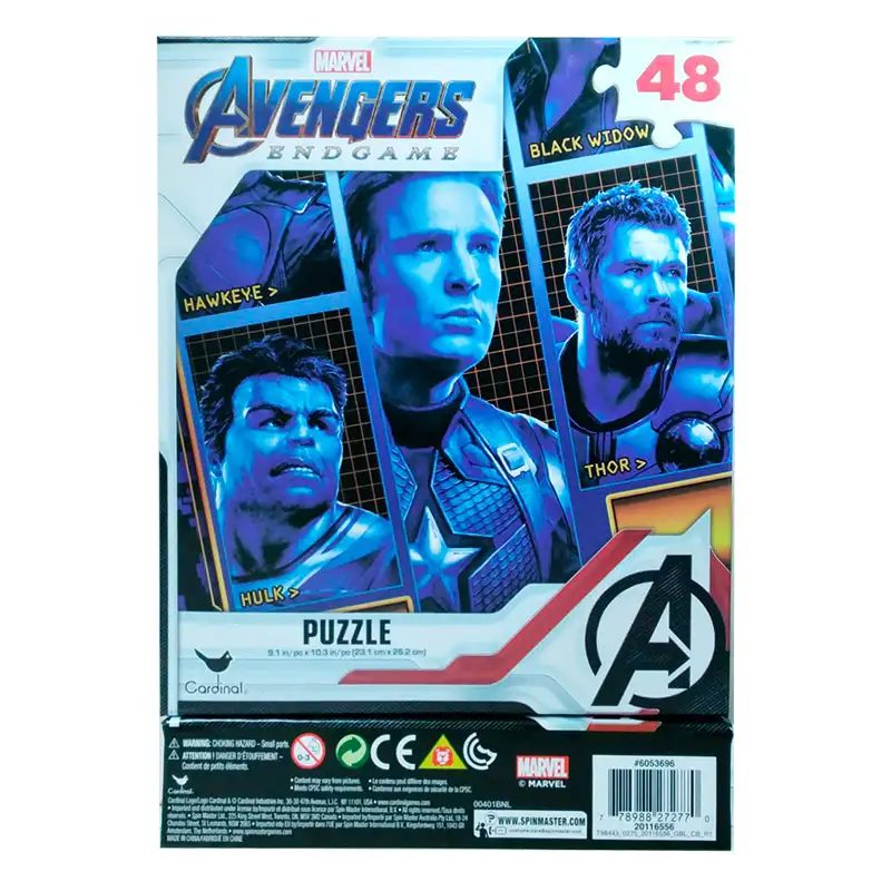 BOING TOYS 6053696 Rompecabezas 48pc Hulk Thor y Capitan America (ASST 3/4)