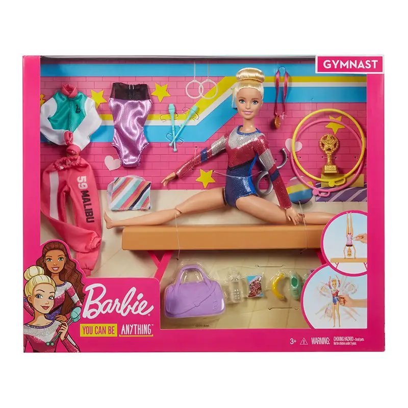 Mattel Barbie Gjm72 Set De Gimnasia