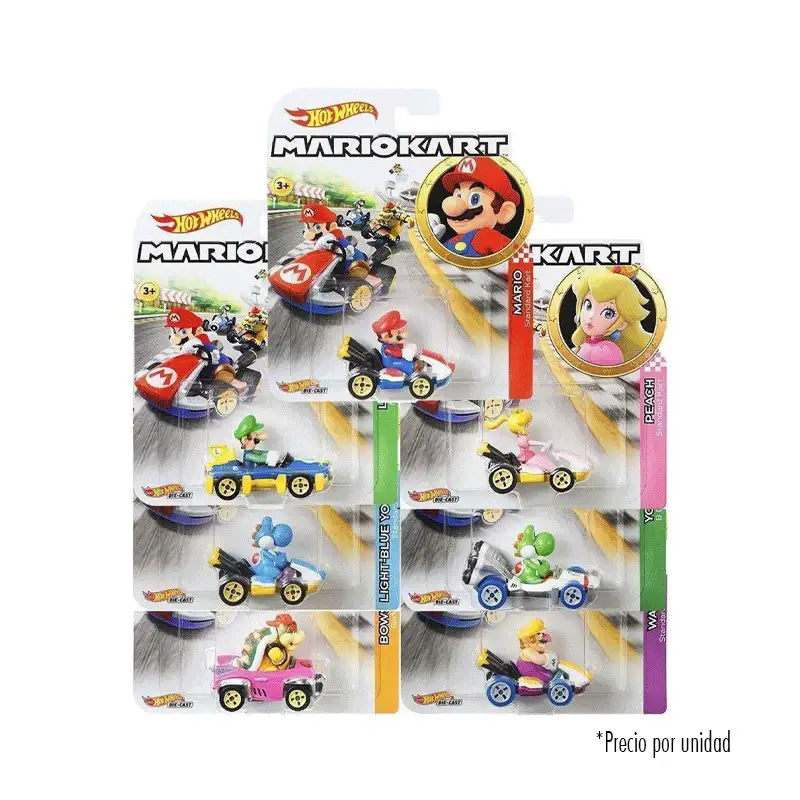Mattel Hot Wheels Gbg25 Vehiculo De Mario Kart S8 Surtido