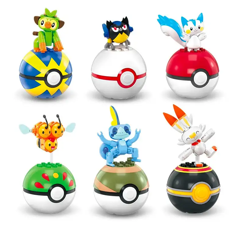 Mattel Mega Construx Fpm00 Pokebolas Armables Surtido