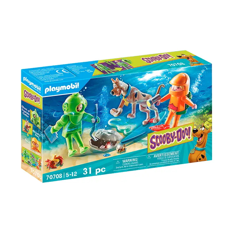 Playmobil Scooby Doo 70708 Aventura Con Buzo Fantasma