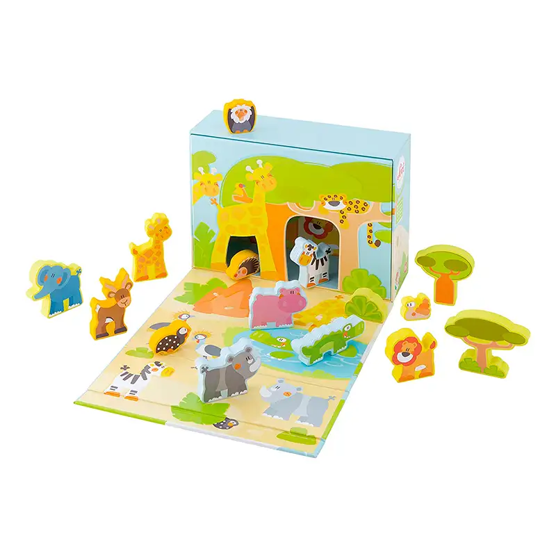 SEVI Play Set 82853 Caja de Juego de Savana Africana
