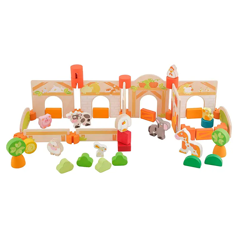 Sevi Play Set 83063 Construccion De Rancho De 53 Pcs