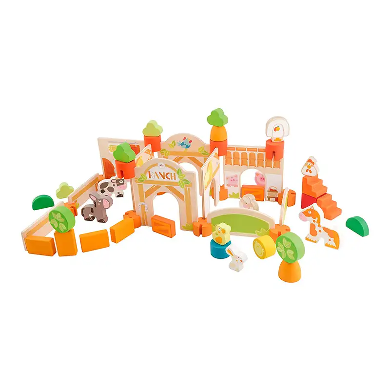 Sevi Play Set 83063 Construccion De Rancho De 53 Pcs