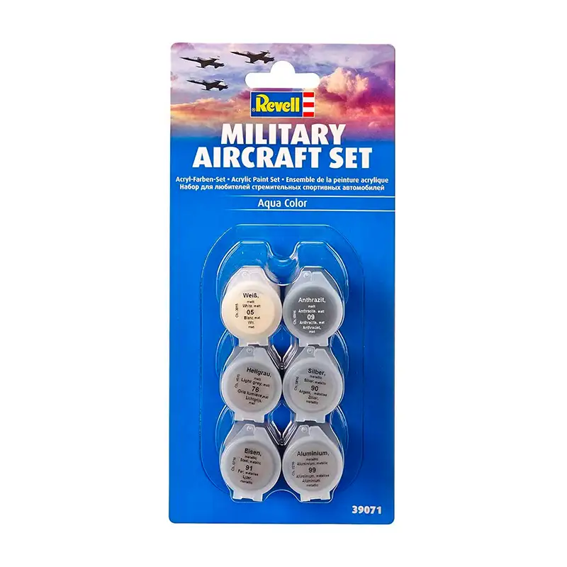Revell Aqua Color 39071 Set De Pinturas De Aeronaves Militares