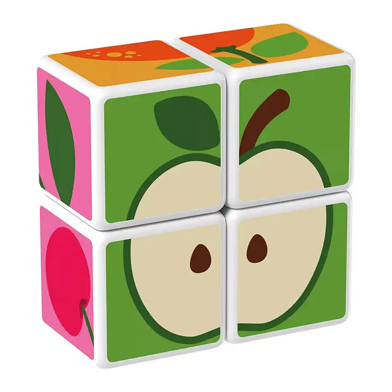 Geomag Magicube #131 Cubos Magneticos Fruta 7 Pcs