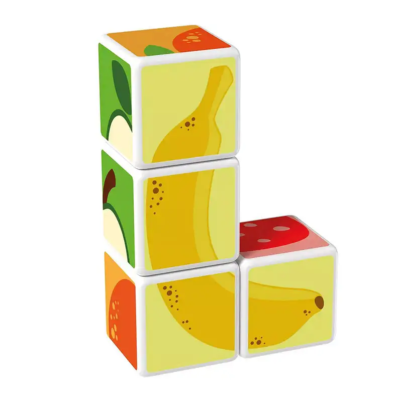 Geomag Magicube #131 Cubos Magneticos Fruta 7 Pcs