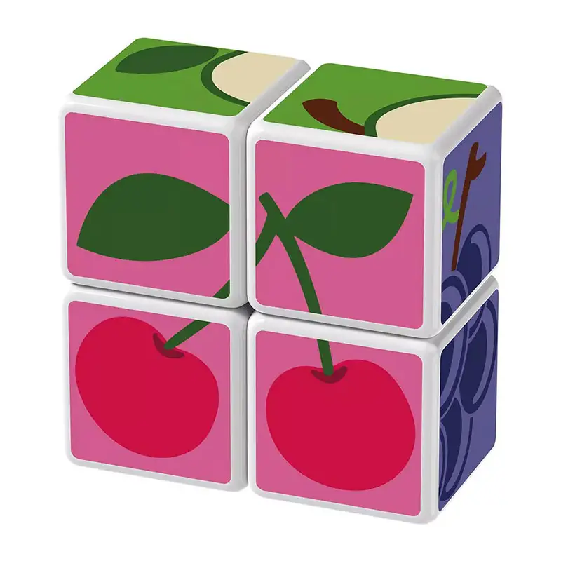 Geomag Magicube #131 Cubos Magneticos Fruta 7 Pcs