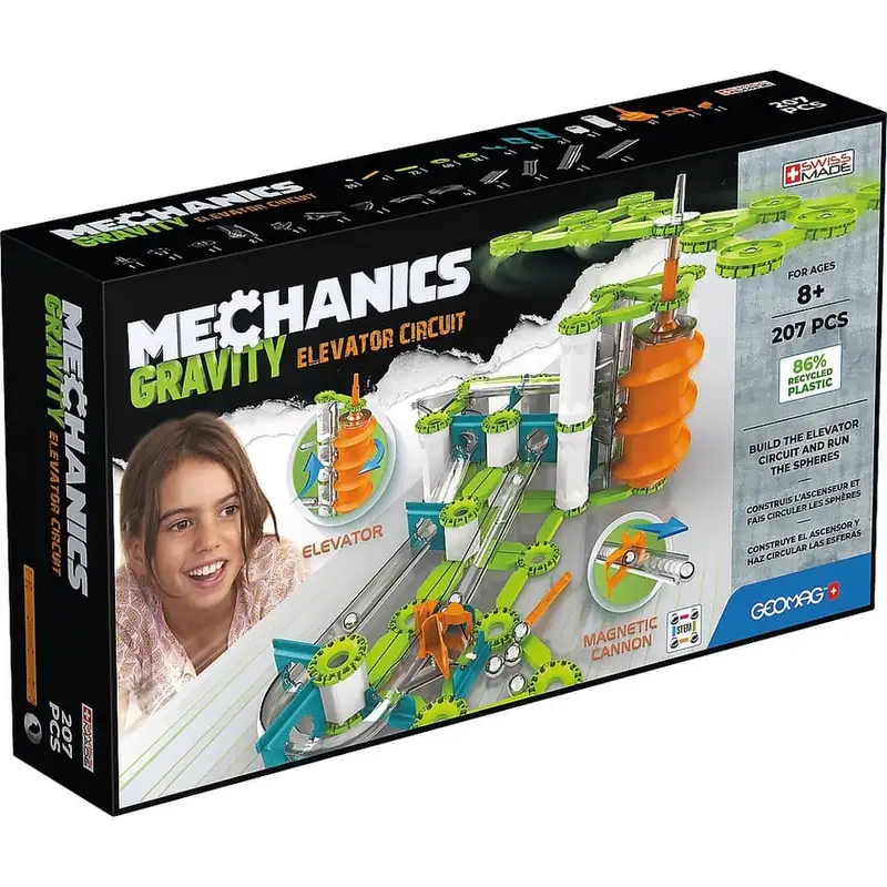 Geomag  Mechanics #765 Movimiento Magnetico 207 Pcs