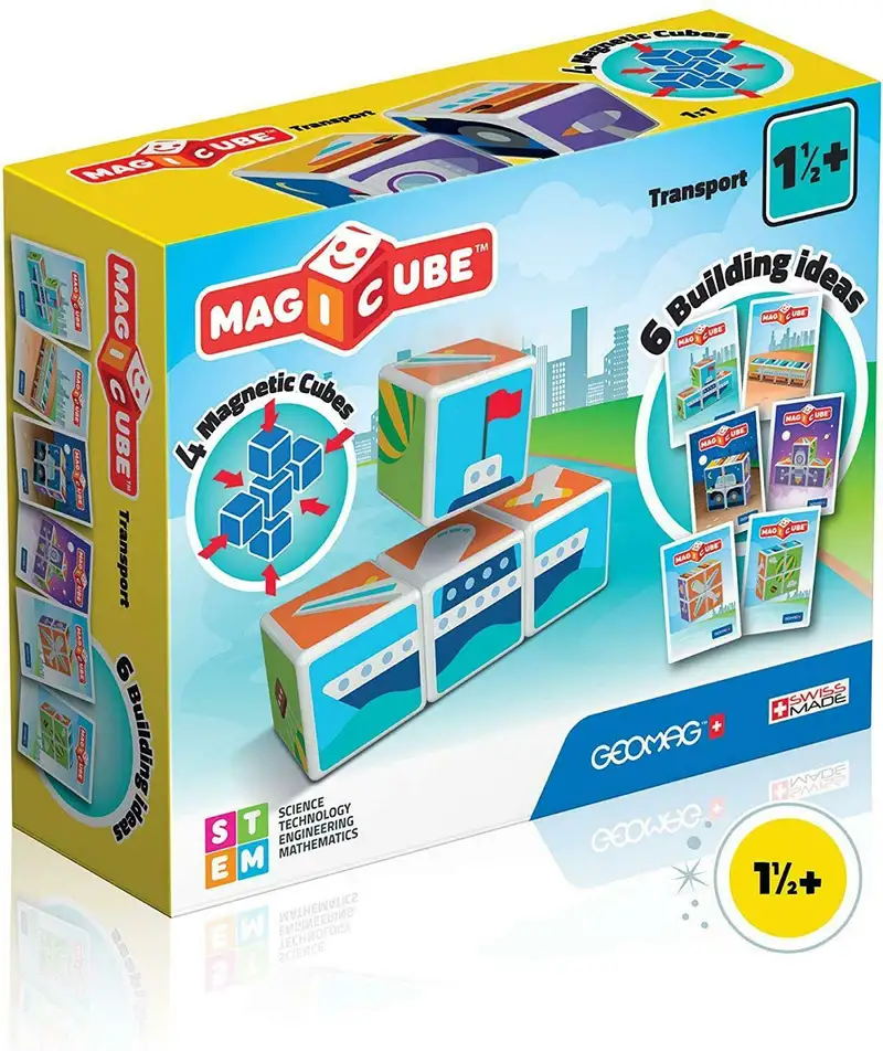 Geomag Magicube #122 Cubos Magneticos Transporte 7 Pcs