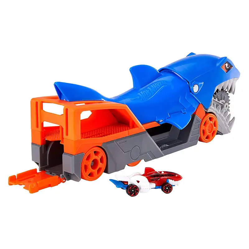 Mattel Hot Wheels Gvg36 Set Transportador Mordida De Tiburon