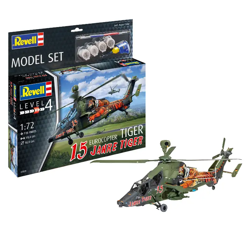 Revell 63839 Model Set Eurocopter Tiger 15 Years Tiger