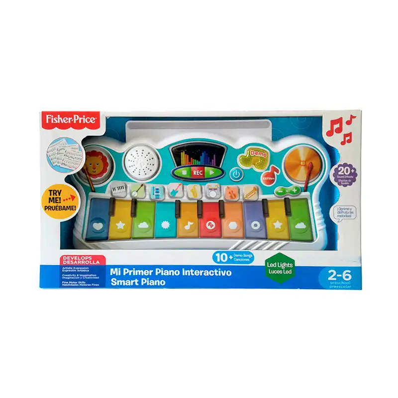 Mattel Fisher Price Dfp3030 Mi Primer Piano Interactivo Infantil