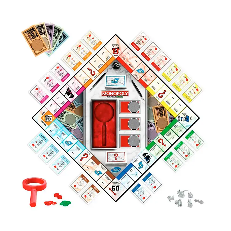 HASBRO Gaming F2674 Juego de Mesa Monopoly Crooked Cash