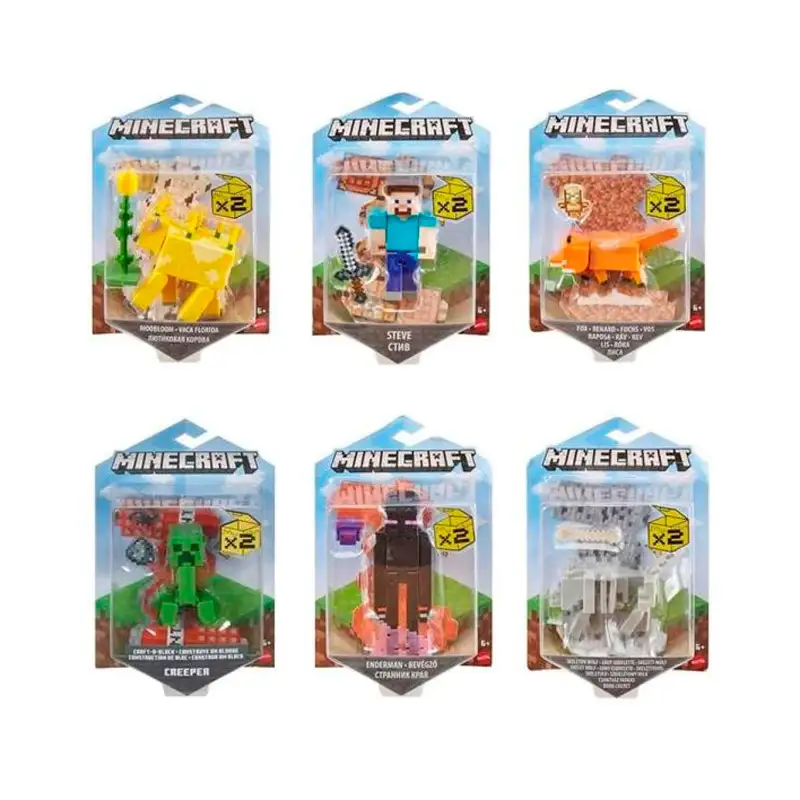 Mattel Minecraft Gtp08 Mini Figuras Surtido