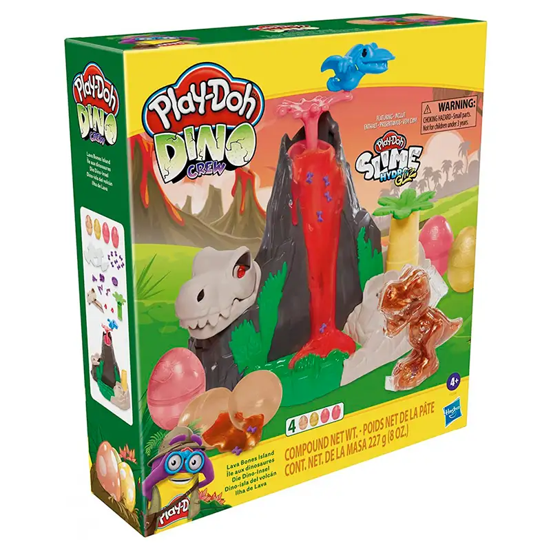 Hasbro Play-Doh F1500 Dino Crew Slime Lava Bones Island