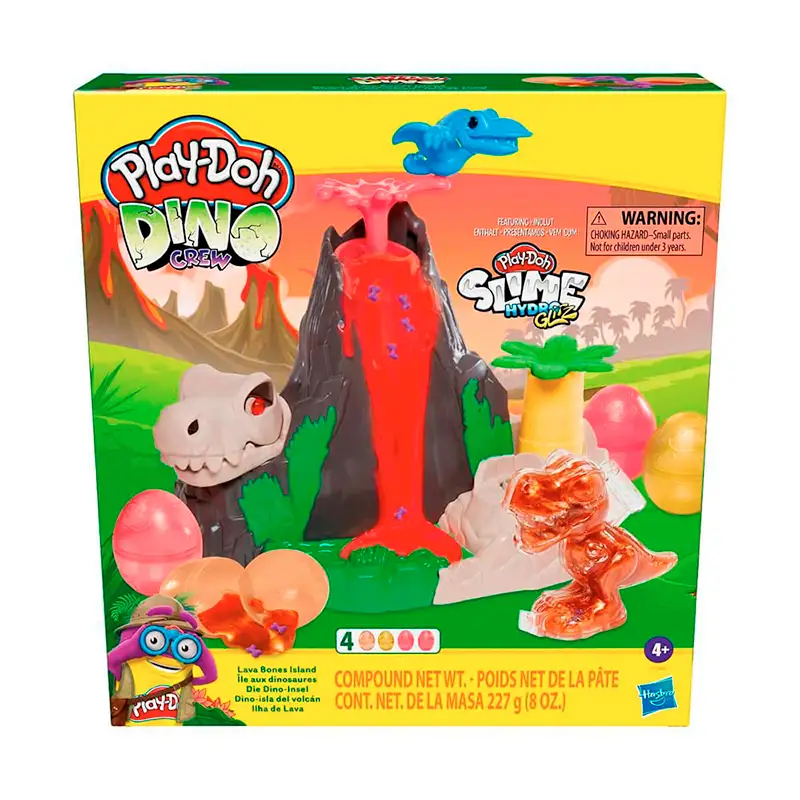 Hasbro Play-Doh F1500 Dino Crew Slime Lava Bones Island