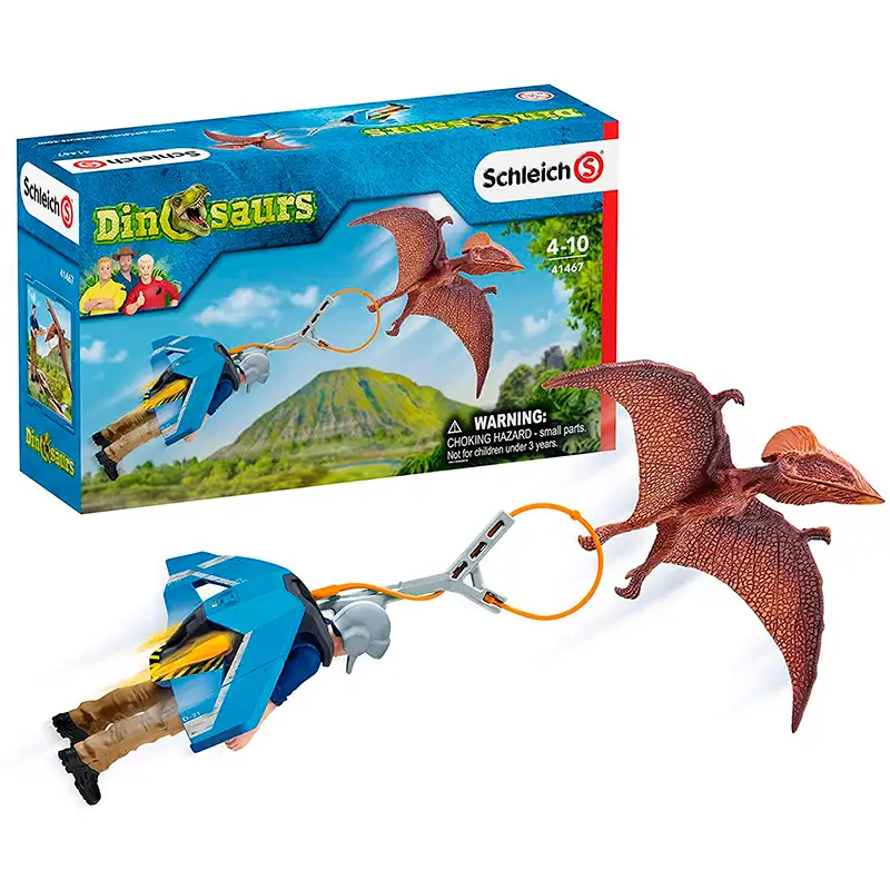 Schleich Dinosaurio 41467 Seguimiento Con Jet Pack