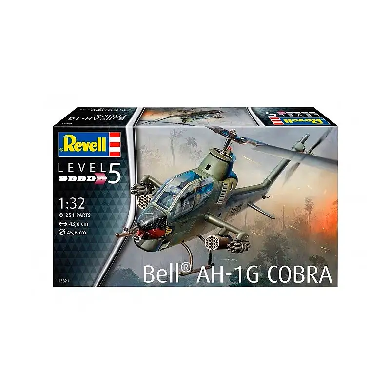 RevellModel 3821 Helicoptero Bell Ah-1G Cobraescala 1/32
