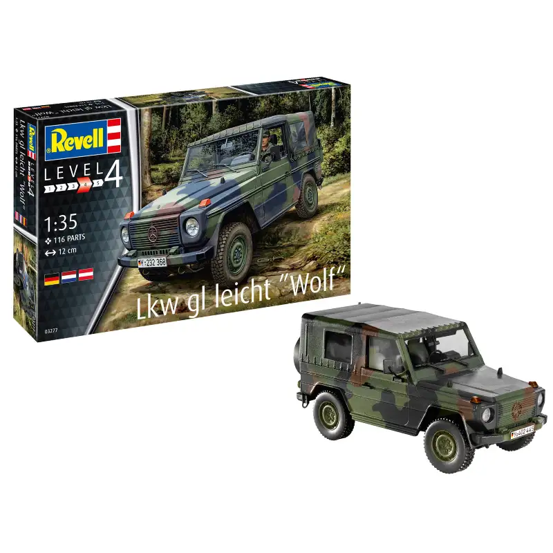 REVELL Model Kit 03277 Vehiculo LKW gl. leicht Wolf Escala 1/35