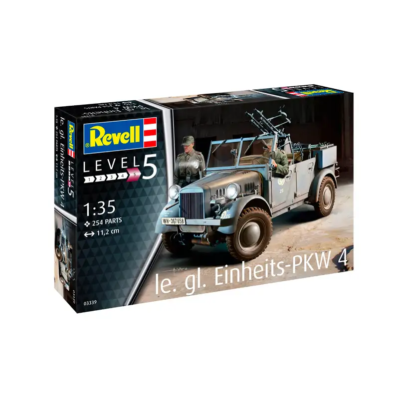 RevellModel 03339 Vehiculo Militar Einheits-Pkw Kfz.4 Escala 1/35