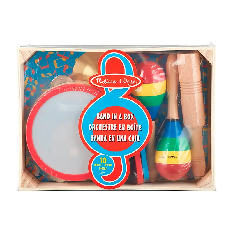 Melissa & Doug Pretender Y Jugar 10488 Juego Musical Band-In-A-Box Clap