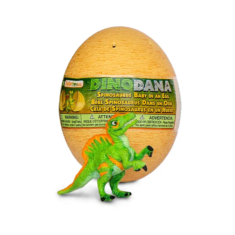 Safari Ws Prehistoric World 100989 Dino Dana Spinosaurus Conjunto De Huevos Y Bebes