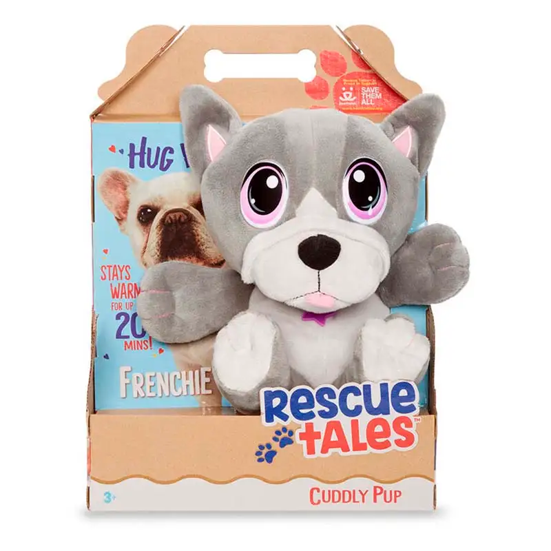 LITTLE TIKES Exterior 655203P Rescue Tales Peluche Cuddly Pup Frenchie