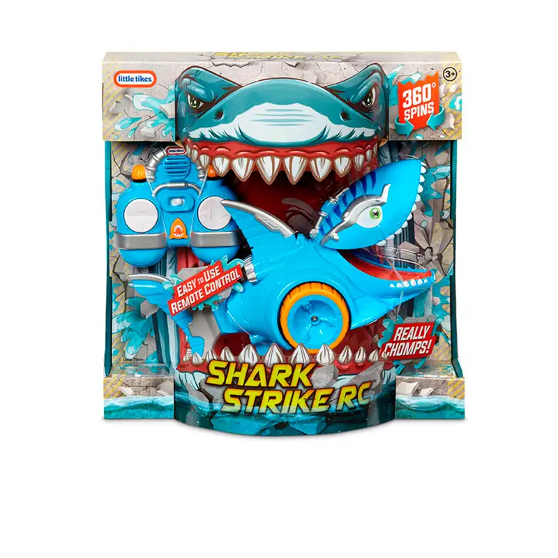 LITTLE TIKES Exterior 653933 Shark Strike RC Coche de Juguete con Control Remoto