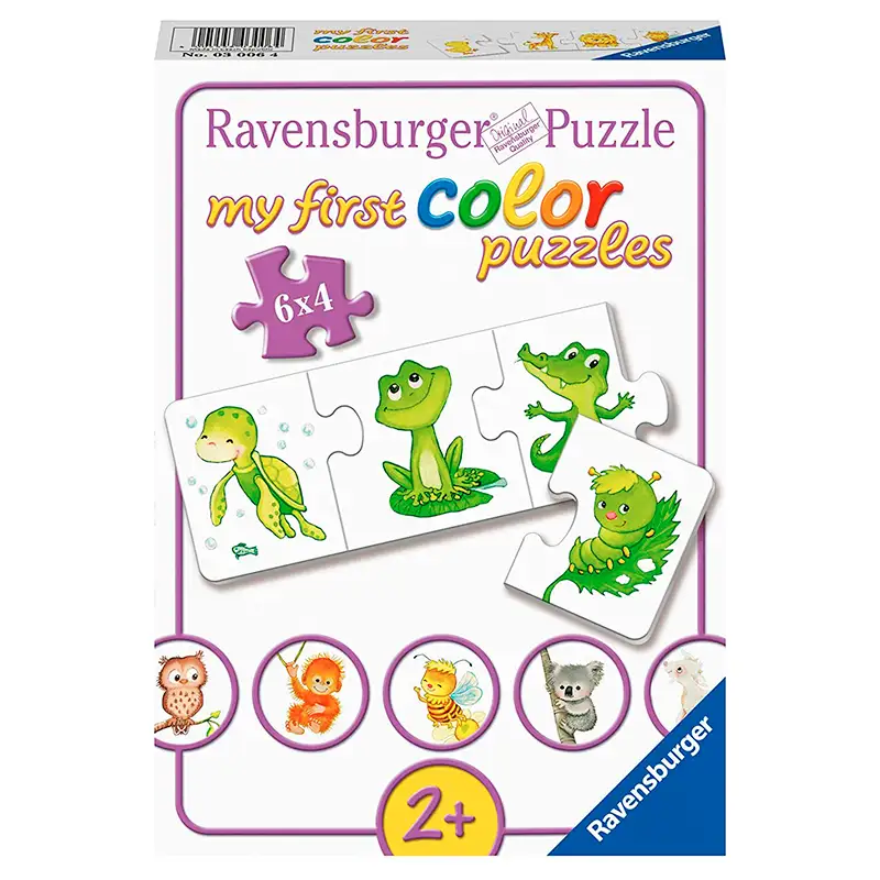 RAVENSBURGER Rompecabezas Para Nios 30064 mi Primer Puzzle de Colores 6x4 Piezas