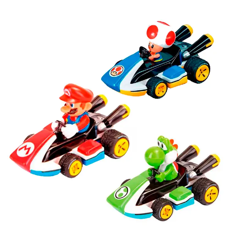 Carrera Pull & Speed 15818100 Figuras De Mario Kart Surtido