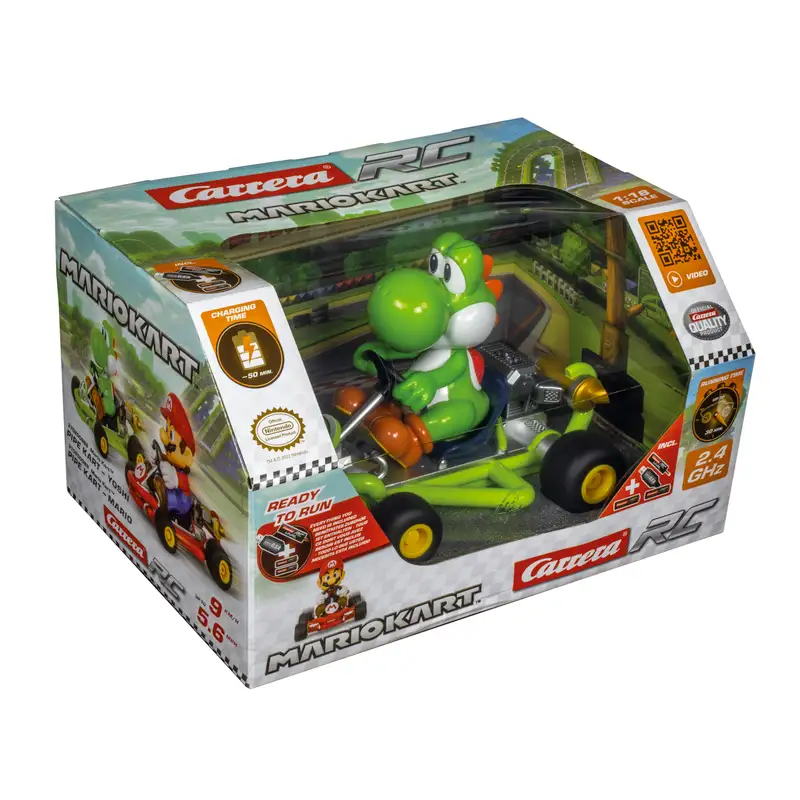 Carrera Rc 370200988 Mario Kart Pipe Kart Yoshi